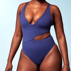 One piece cut out swimsuit